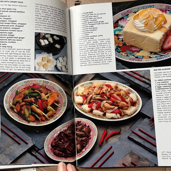 Oriental Dinner Party Cookbook Australian Weekly Thailand Japan India Korea - Picture 4 of 11